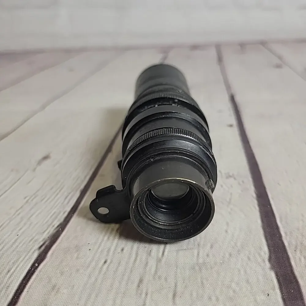 Vtg Kodak Cine Anastigmat F-2.7 63mm Movie Film Camera Lens Black Defense USA